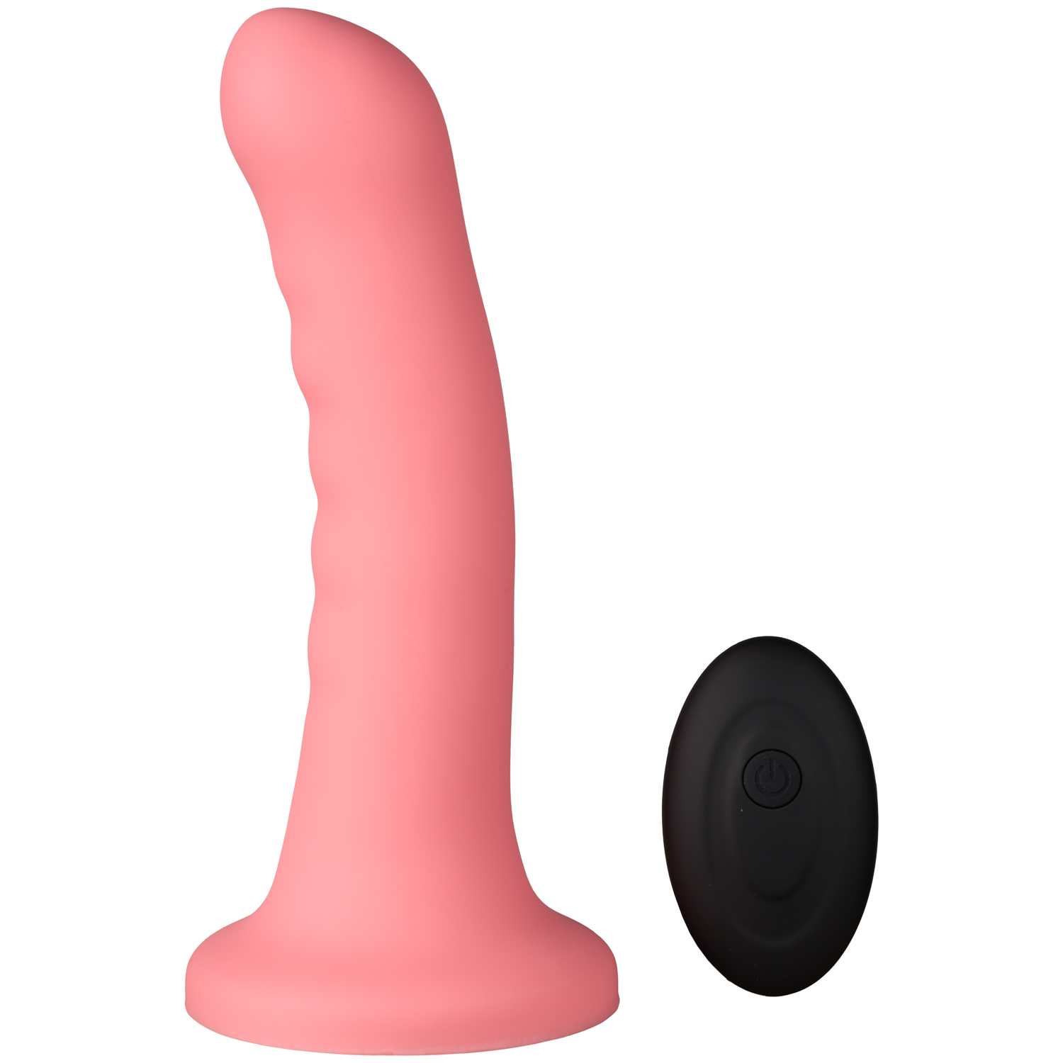 Baseks Please Vibrerende Strap-on Dildo 172 Cm - Coral