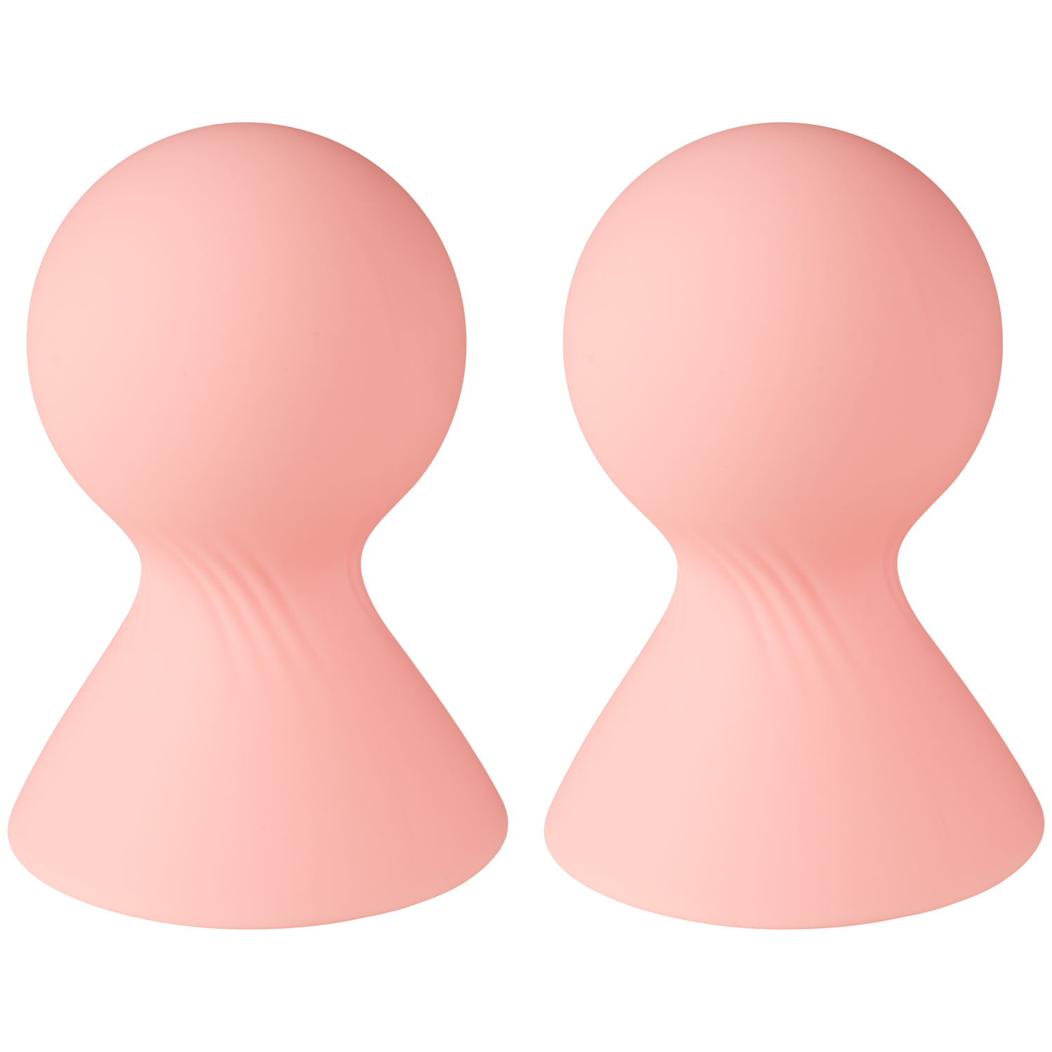 Baseks Pink Silikone Nipple Suckers - Rose