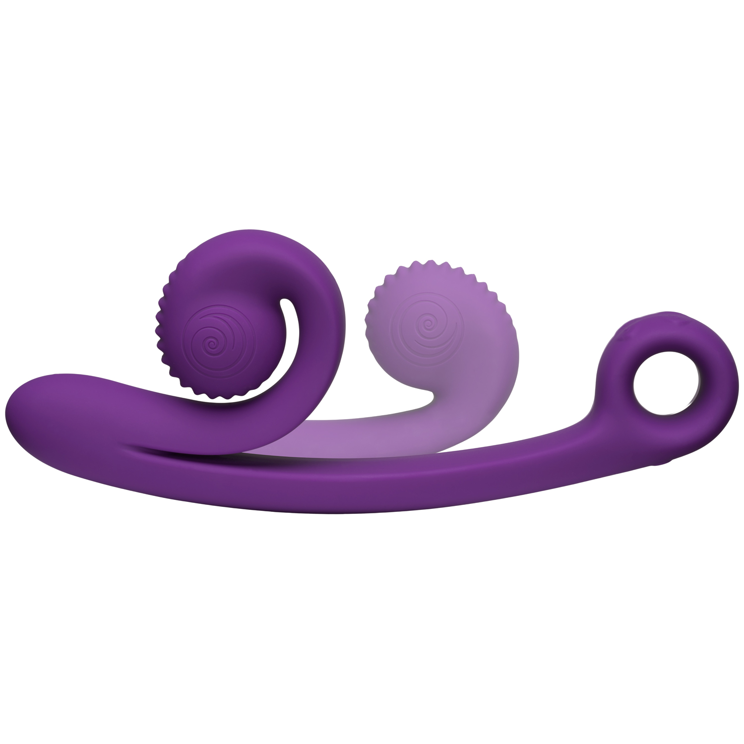 Snail Vibe Curve Opladelig Dobbelt Stimulator - Lilla
