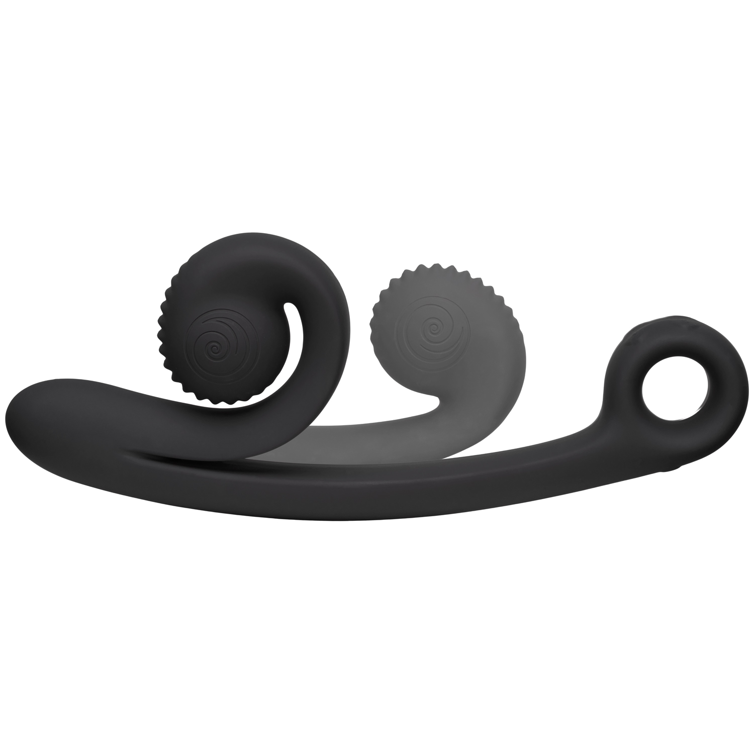 Snail Vibe Curve Opladelig Dobbelt Stimulator - Sort