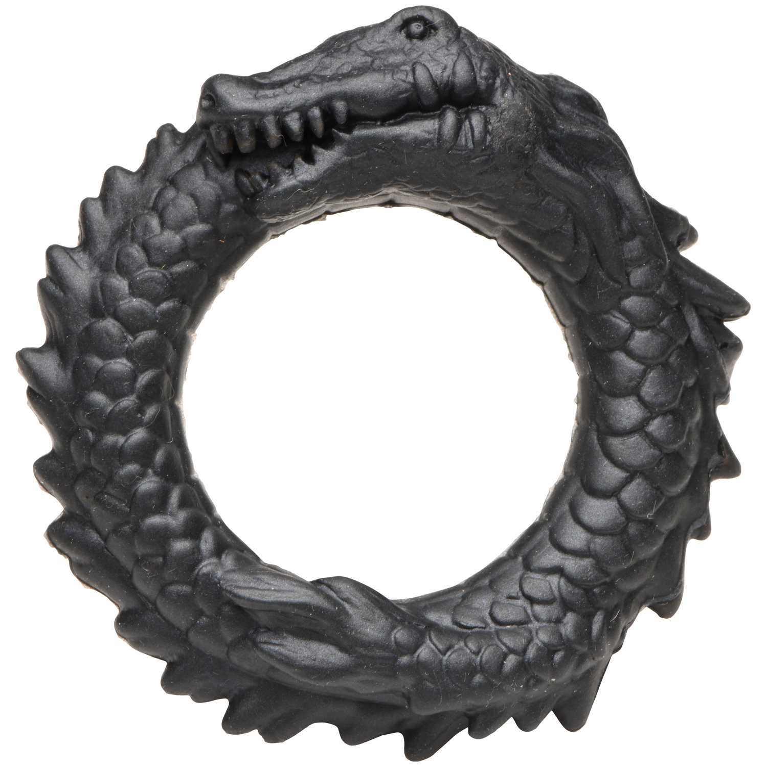 Creature Cocks Black Caiman Silikone Penisring - Black