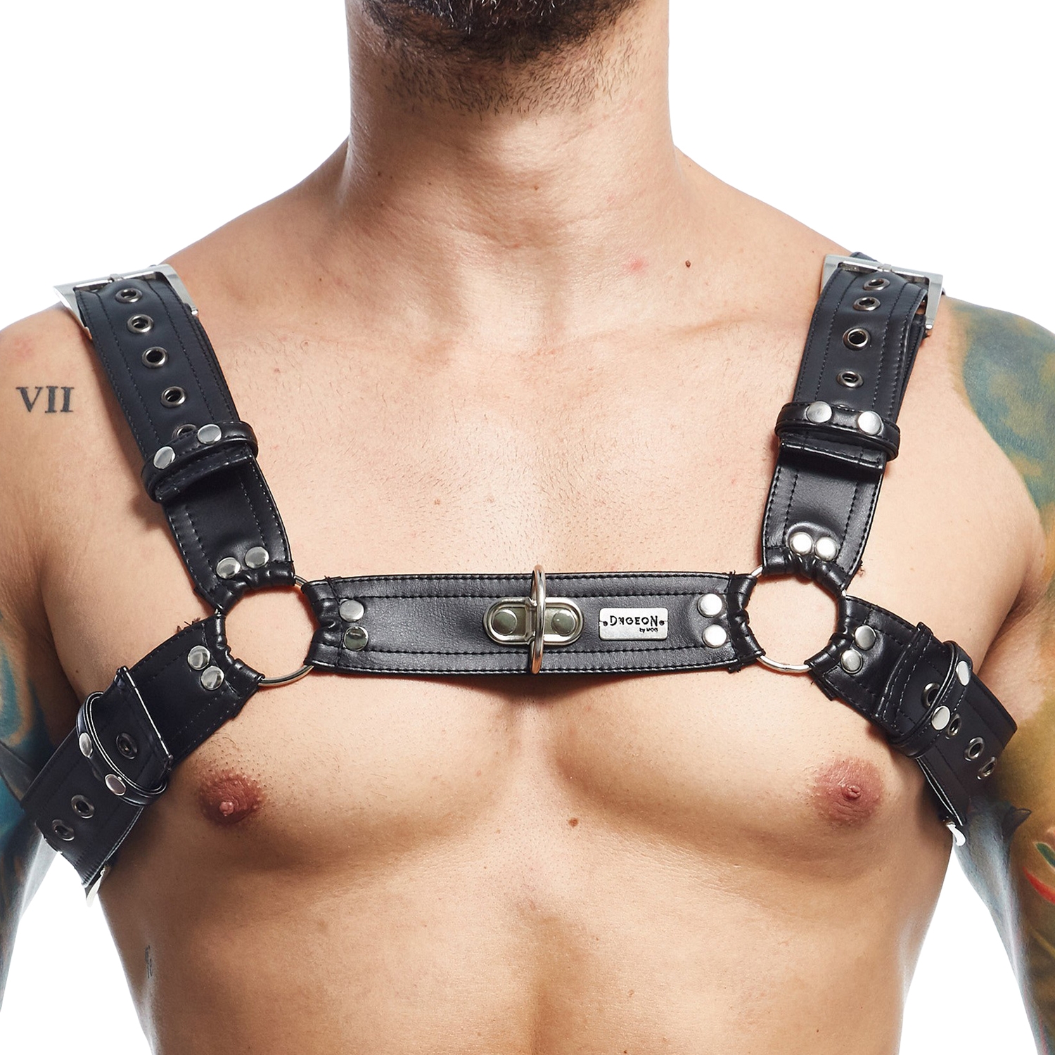 Malebasics Dngeon Body Harness Bælte - Black