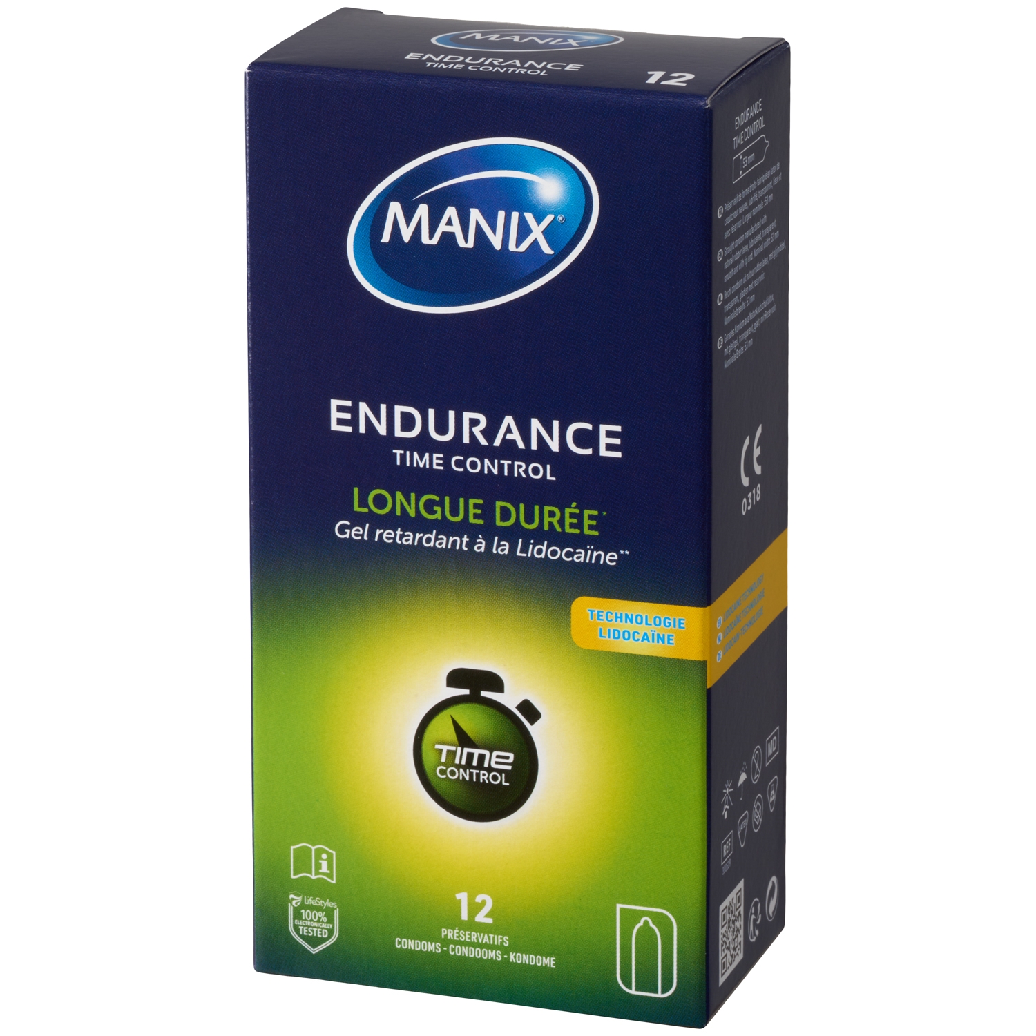 Manix Endurance Kondomer 12 Stk - Clear