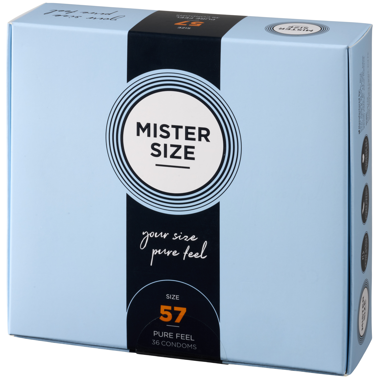 Mister Size Pure Feel Kondomer 36 Stk - Clear