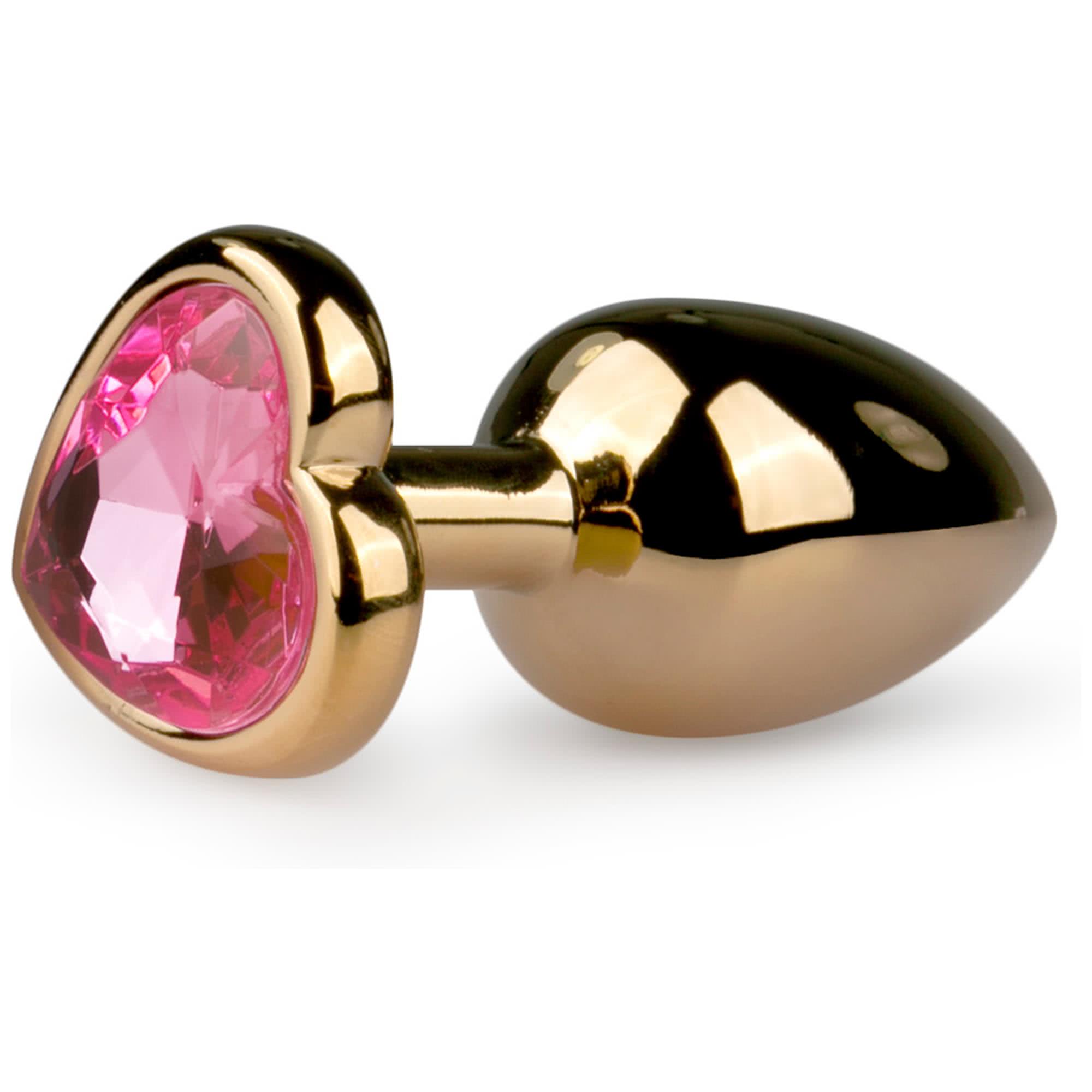 Metal Butt Plug No3 - Goldpink