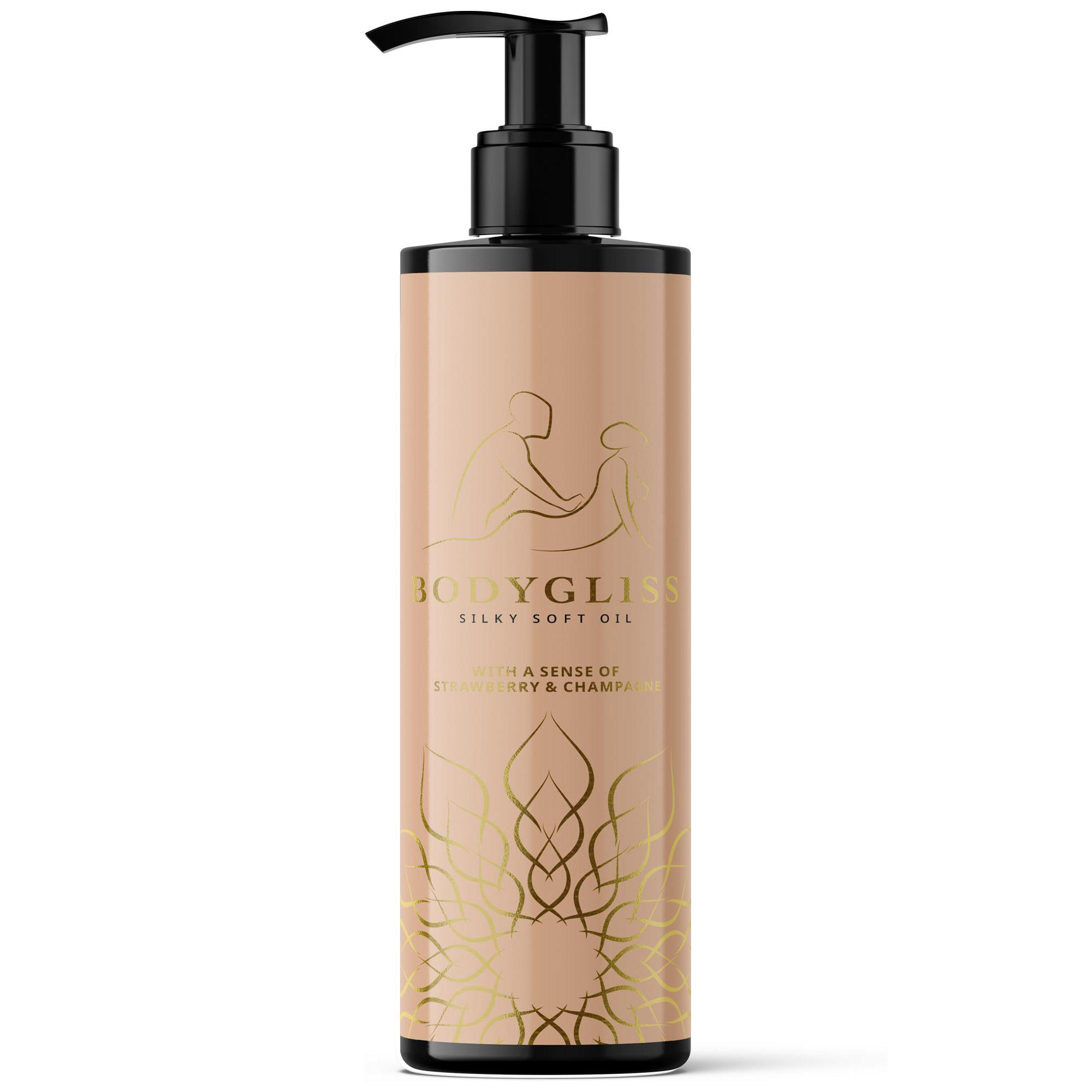 Bodygliss Massage Oil Strawberry  Champagne 150 Ml