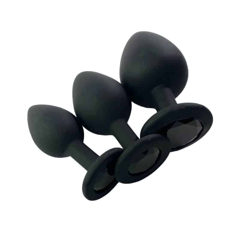 Celestial Classic Sort Buttplug Sæt