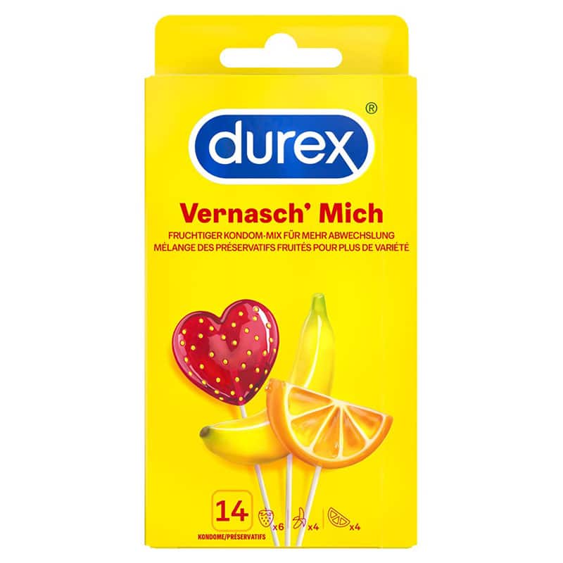 Durex Fruity Mix Kondomer 14 Stk