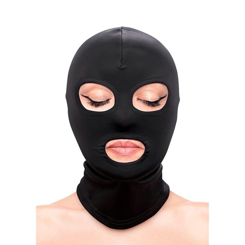 Ns Novelties Fetish  Fashion Eyes  Mouth Hood - Sort