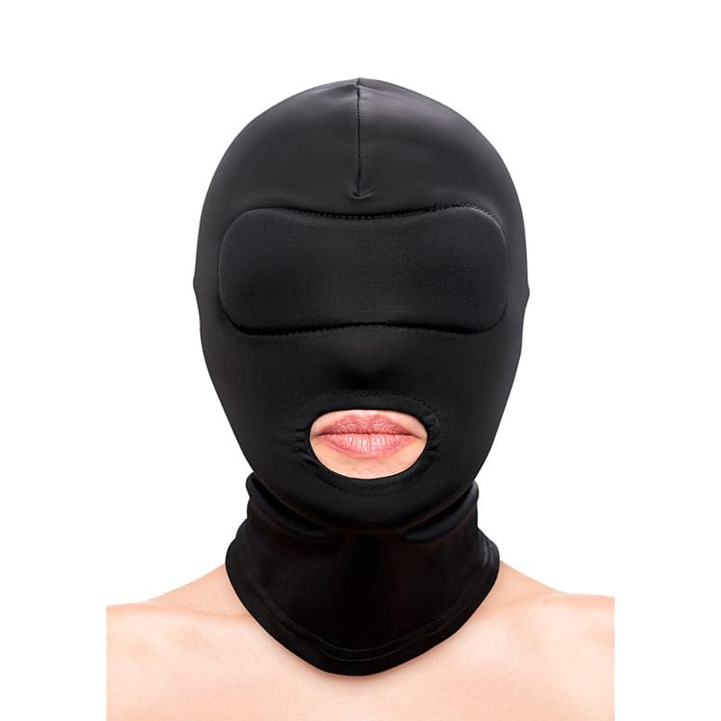 Ns Novelties Fetish  Fashion Mouth Hood - Sort