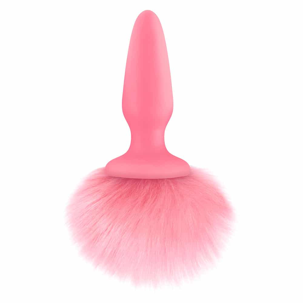 Ns Novelties Bunny Tails Buttplug - Lyserød