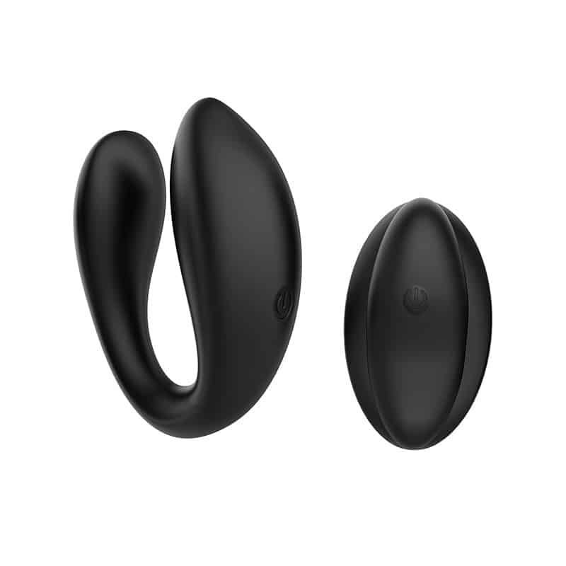 Pleaser Helen Par Vibrator Med Fjernbetjening Sort