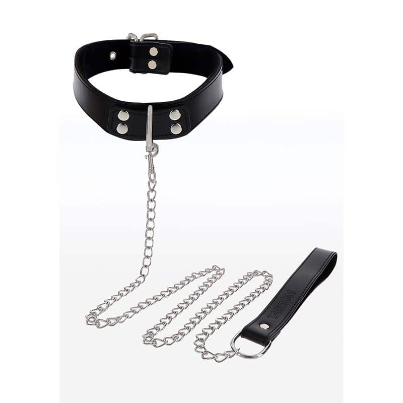 Taboom Bondage Hålsbånd  Kæde Sort