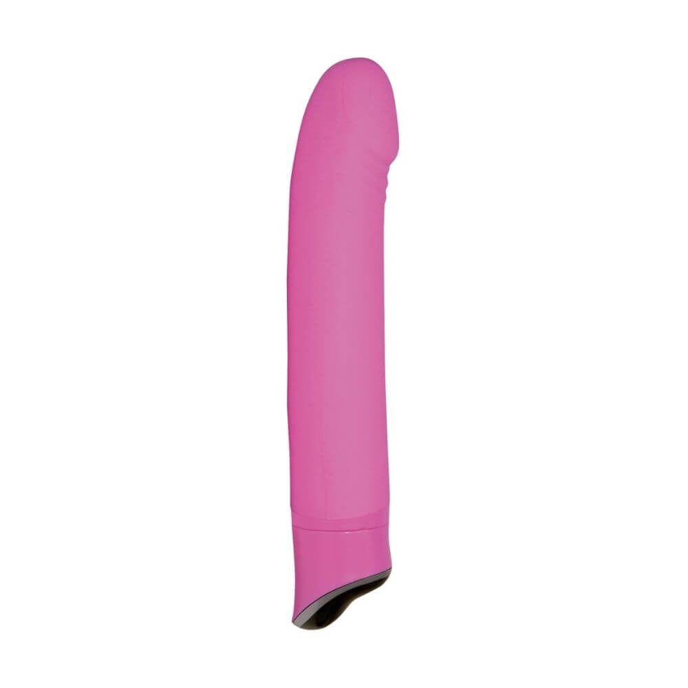 Glad Smile Dildo Vibrator - Lyserød