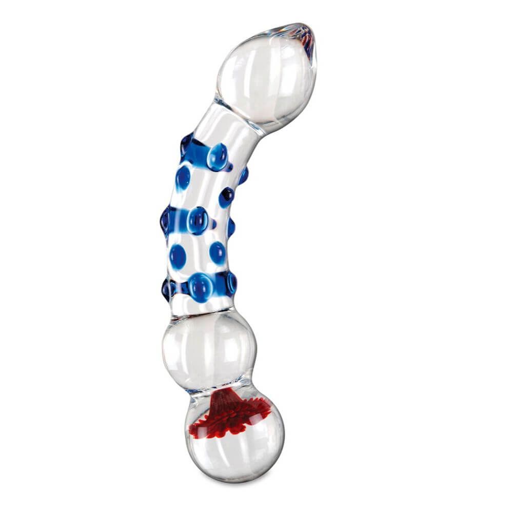 Icicles No 18 - Glas Dildo Med Knopper
