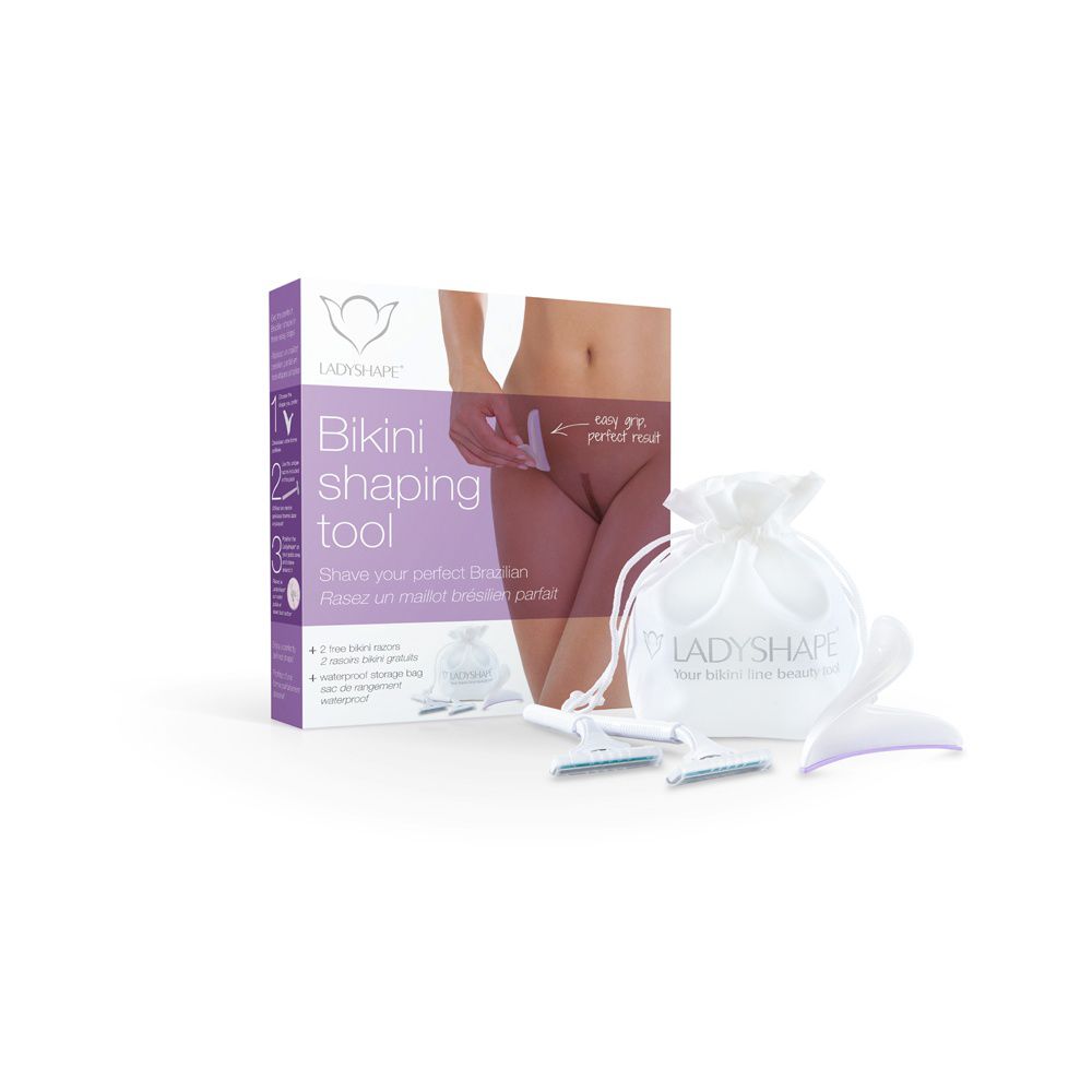 Ladyshape Intim Barberings Skabelon  -  Landingsstribe