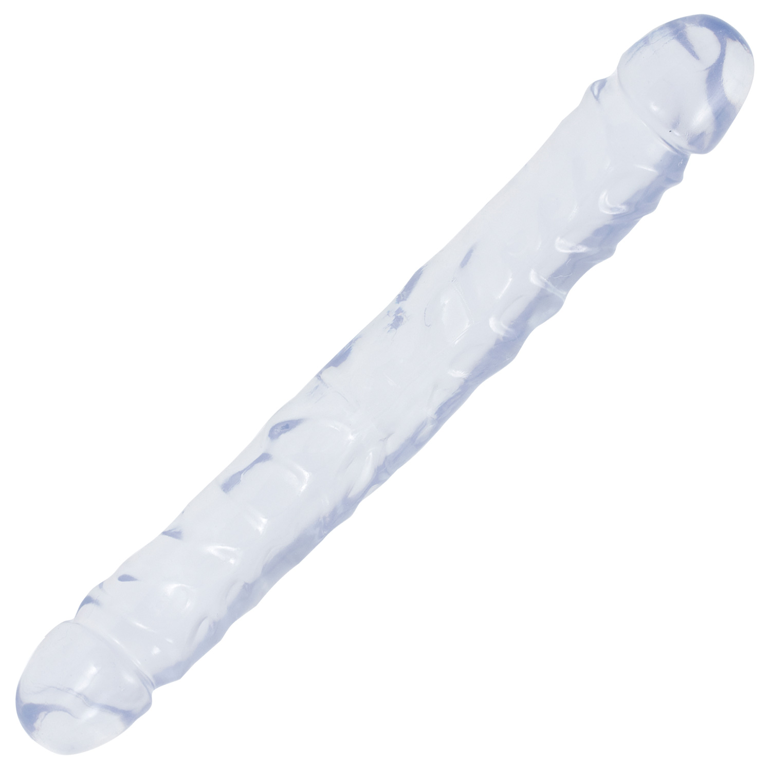 Crystal Jellies Jr Double Dong 30 Cm - Clear