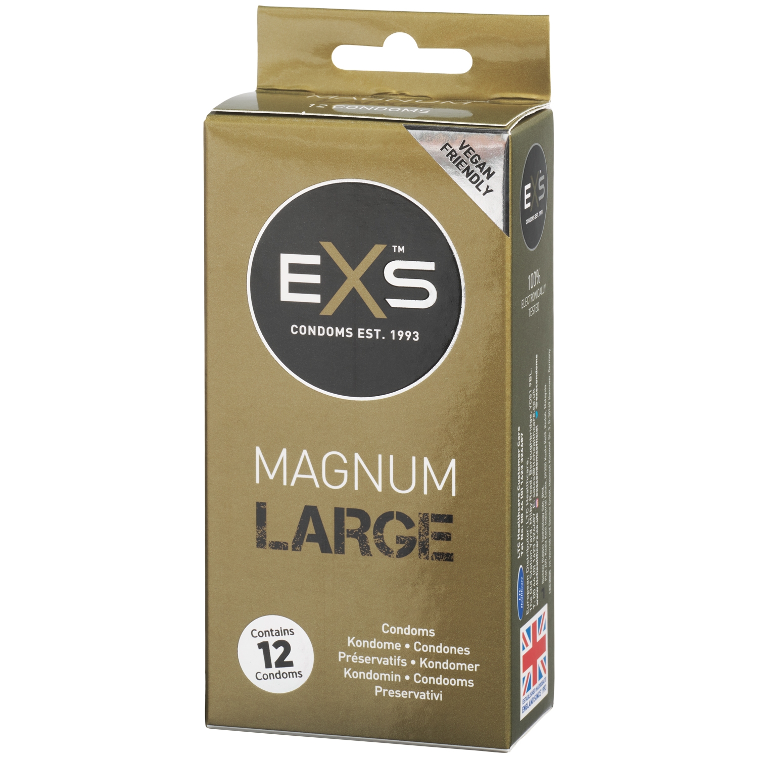 Exs Magnum Large Kondomer 12 Stk - Klar
