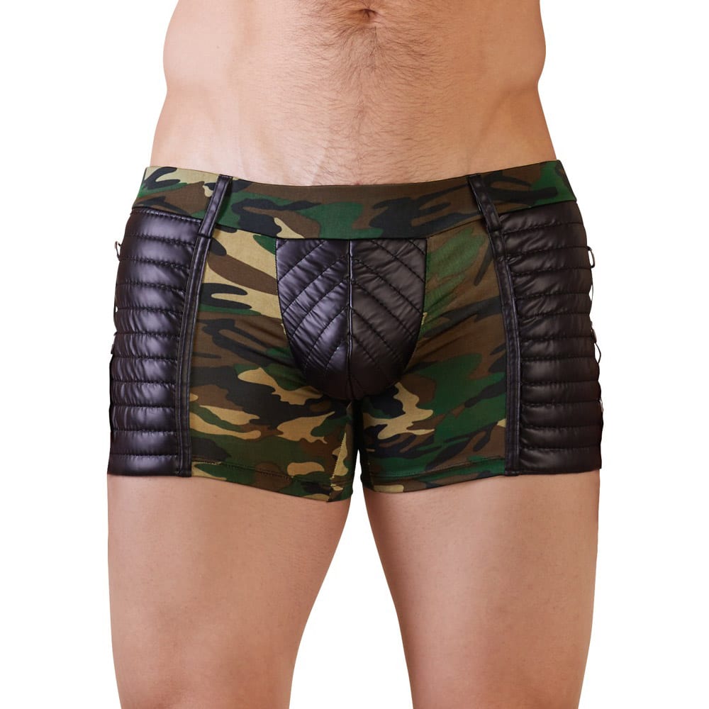 Nek Korte Boksershorts Til Mænd I Camouflage - L