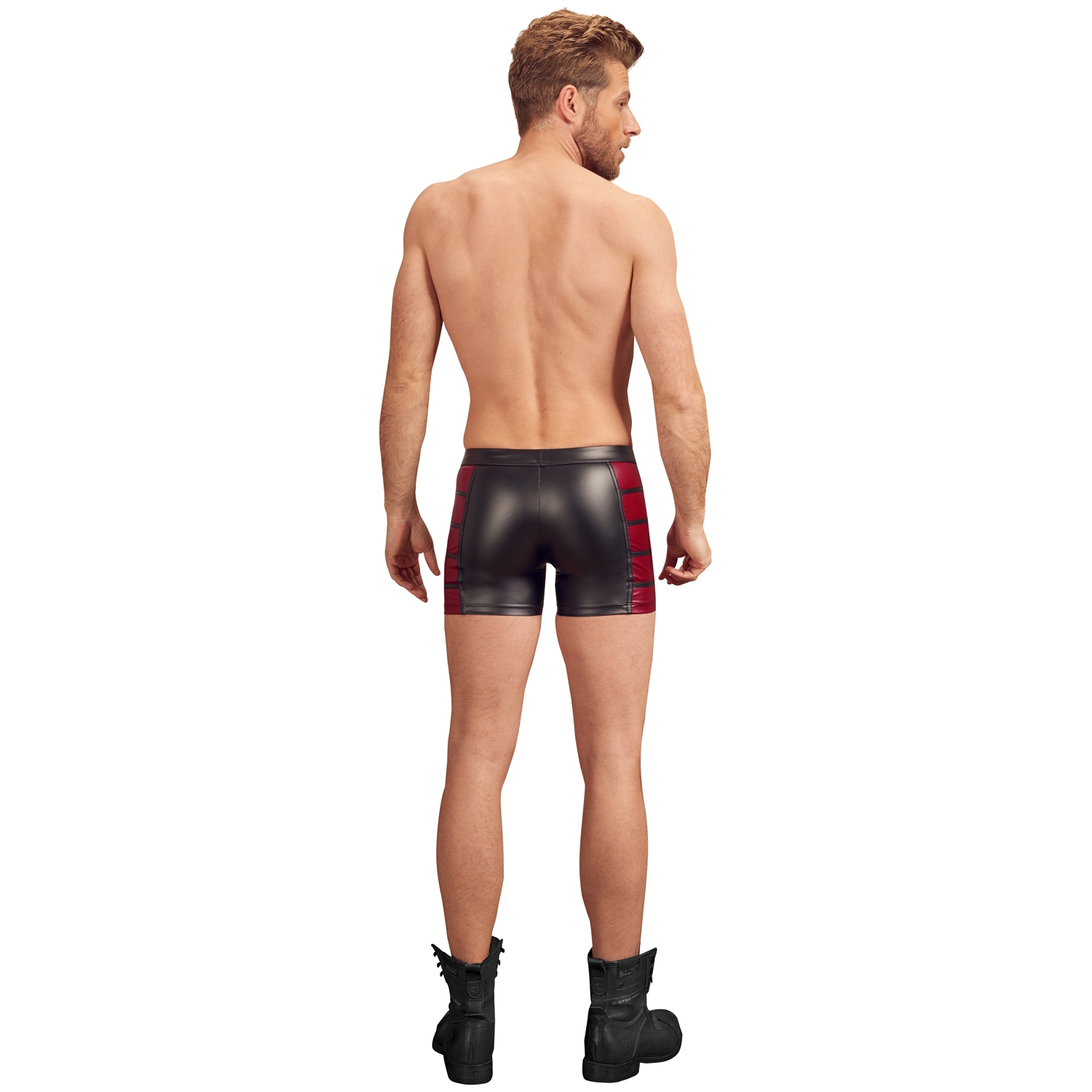 Nek Røde Boxershorts Med Lynlås - Sort - S