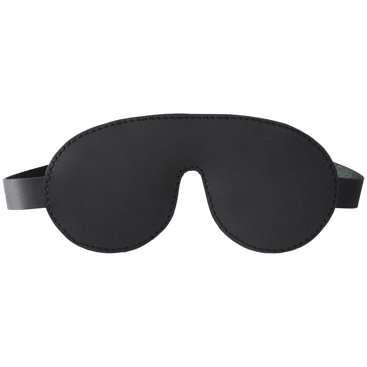 Obaie ægte Læder Premium Blindfold - Black - One Size
