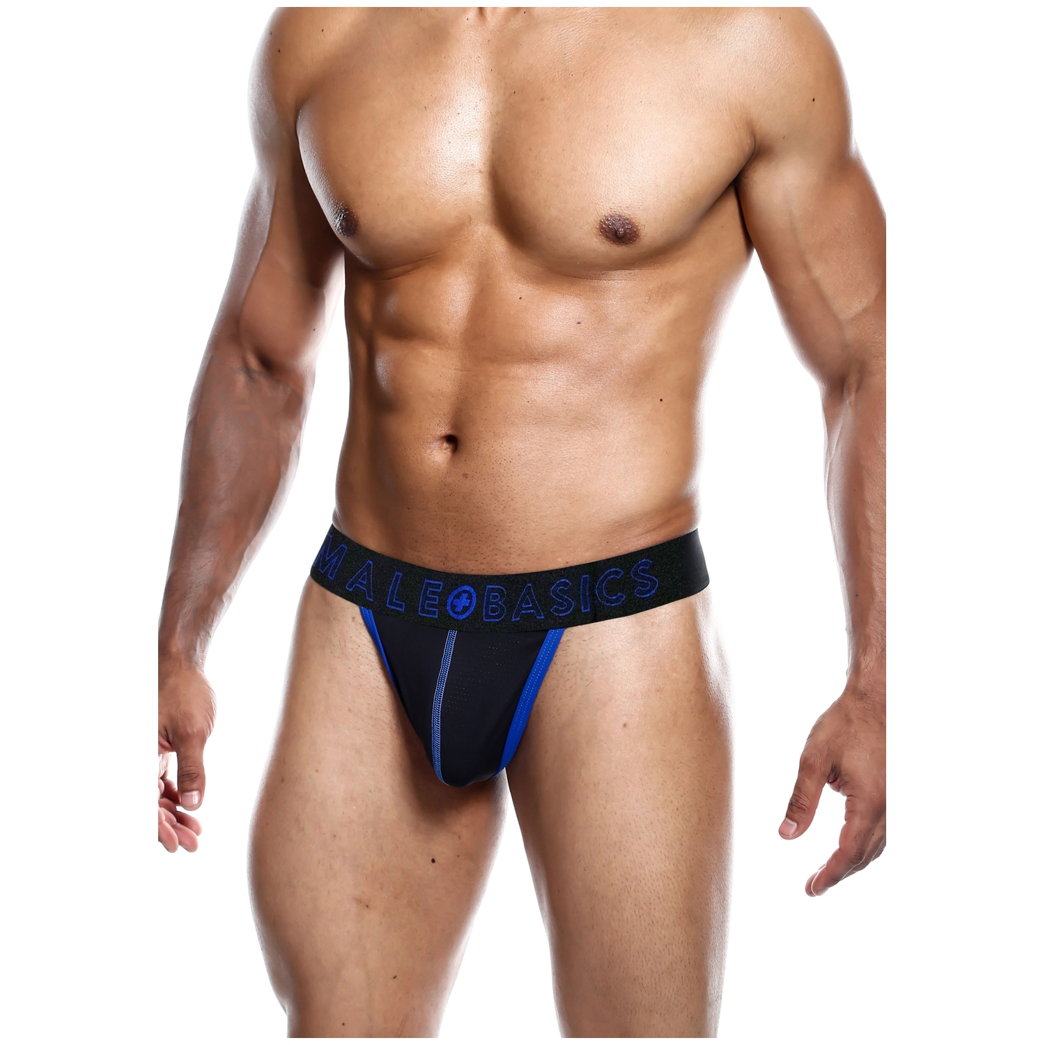 Malebasics Blå G-streng - Black - Xl