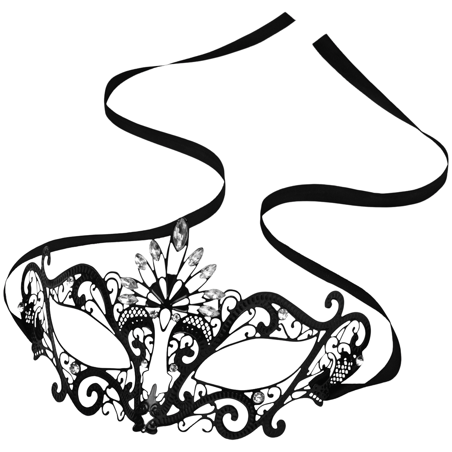 Steamy Shades Bling Bling Orgy Blonde Maske - Black