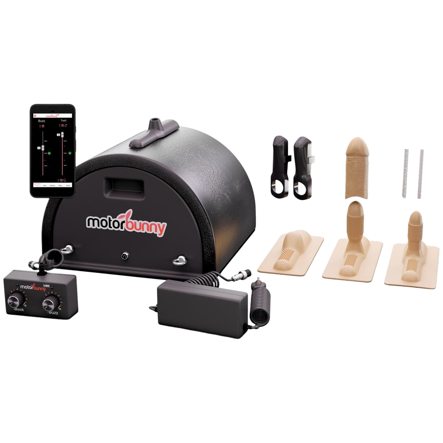 Motorbunny Original Sexmaskine Med Bluetooth - Black