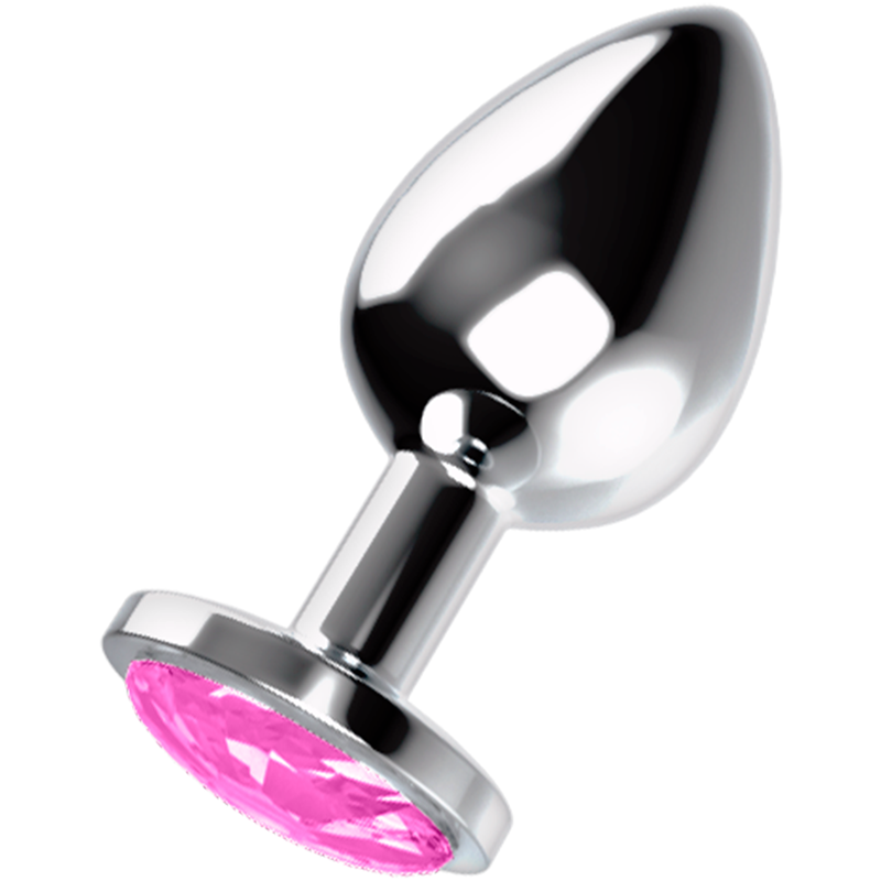 Anal Plug Metal - Ohmama - Pink - M