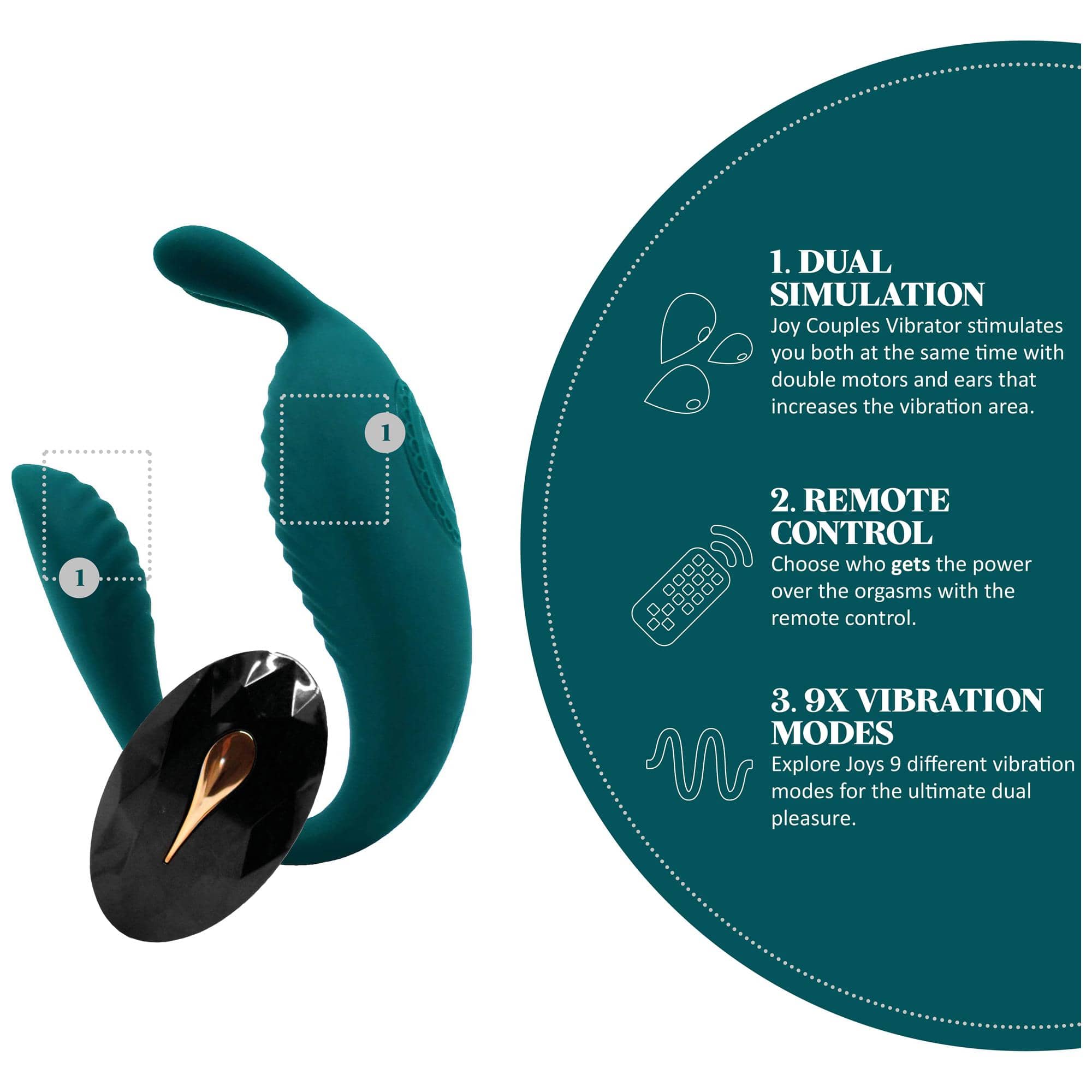 Envy Vibes - Joy Couples Vibrator