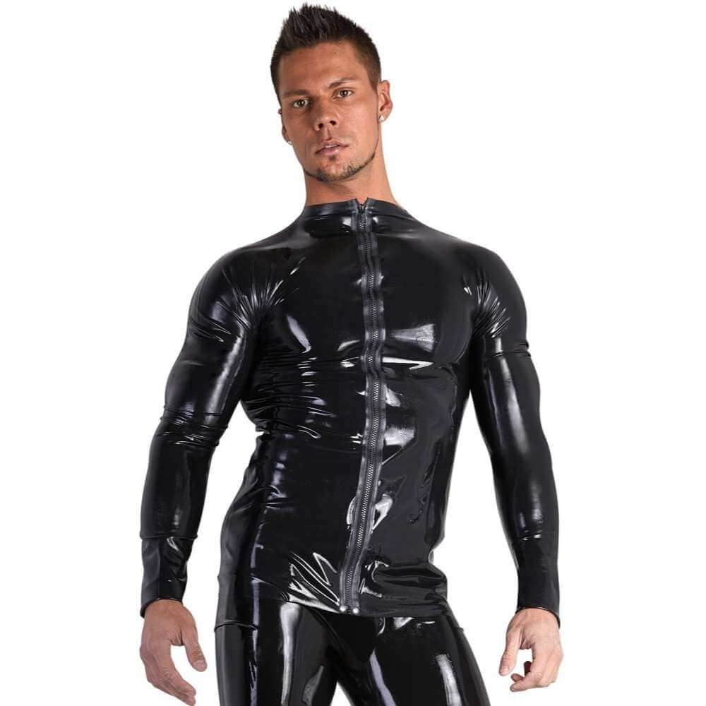 Late X - Mens Latex Jumpsuit