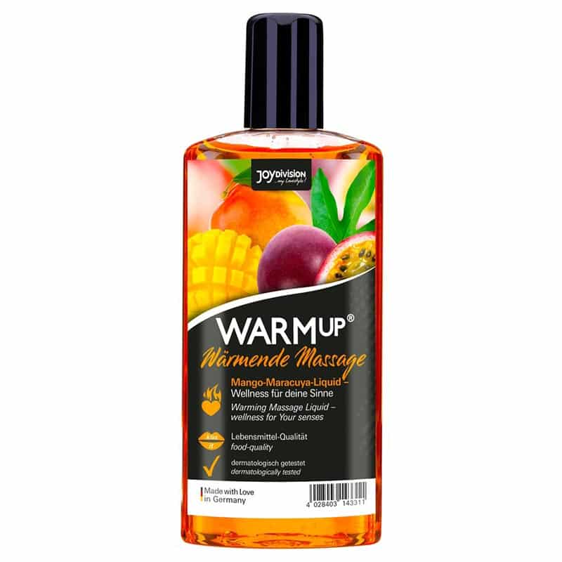 Joydivision Warmup Massageolie Mango Passionsfrugt