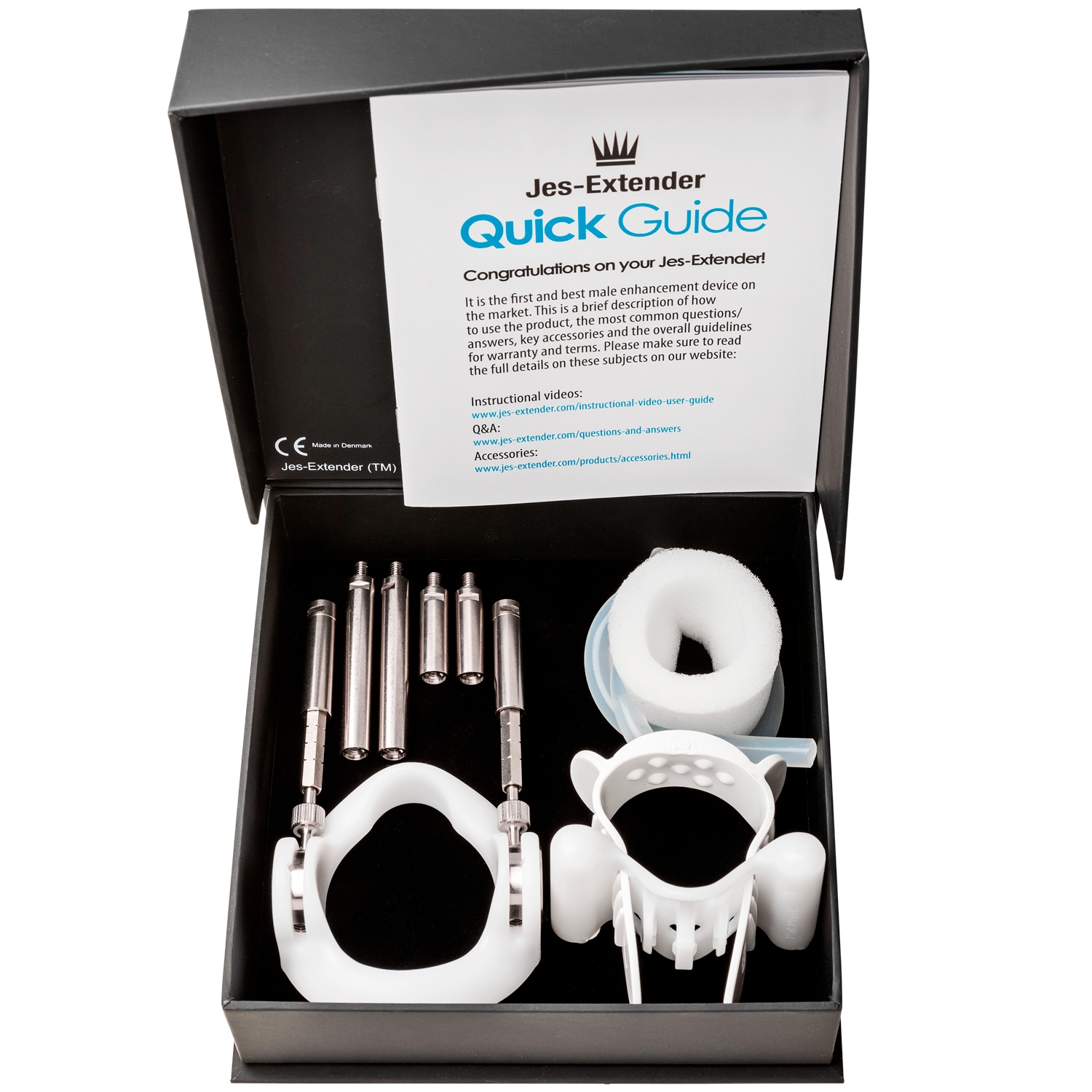 Jes Extender Light Standard Penisforlænger - Sølv