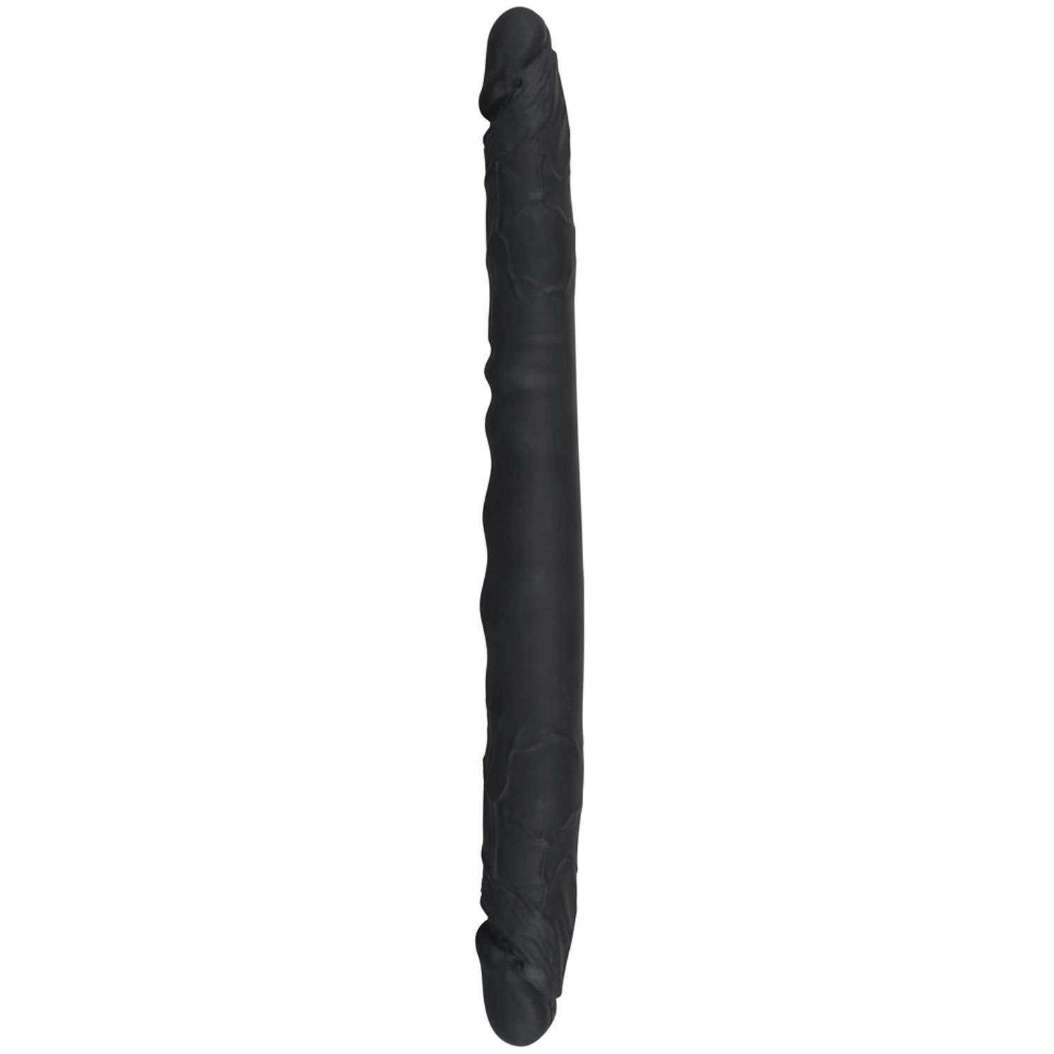 Bad Kitty Silikone Dobbelt Dildo 40 Cm - Sort