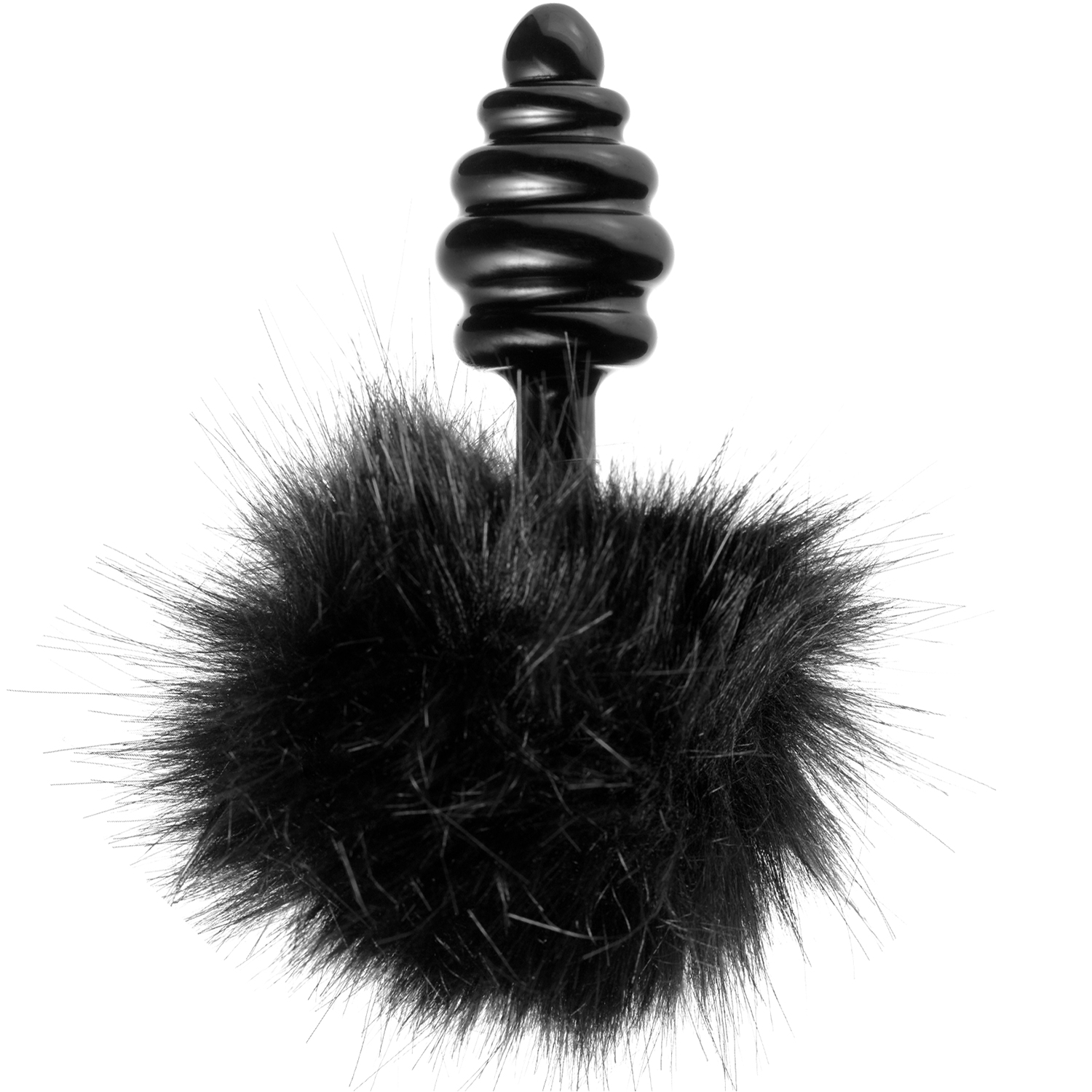Tailz Black Bunny Tail Anal Plug - Sort