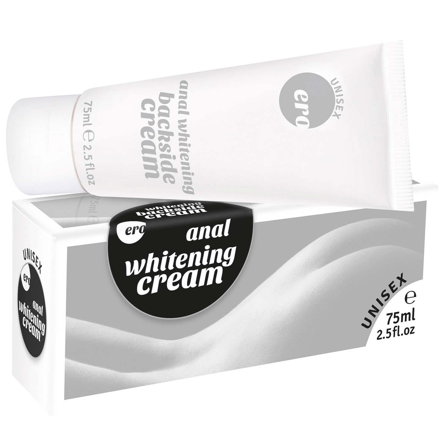 Hot Unisex Ero Anal Blegemiddel 75 Ml - Hvid tilbud