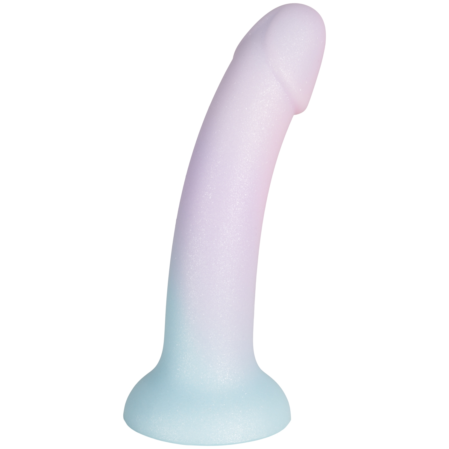 Baseks Playful Pink Gradient Silikone Dildo 18 Cm - Pink