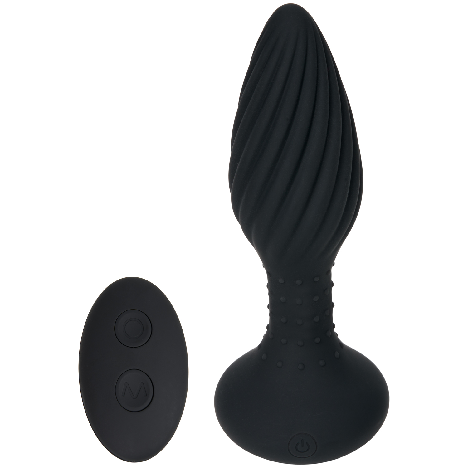 Obaie Rimming Vibrerende Butt Plug - Black