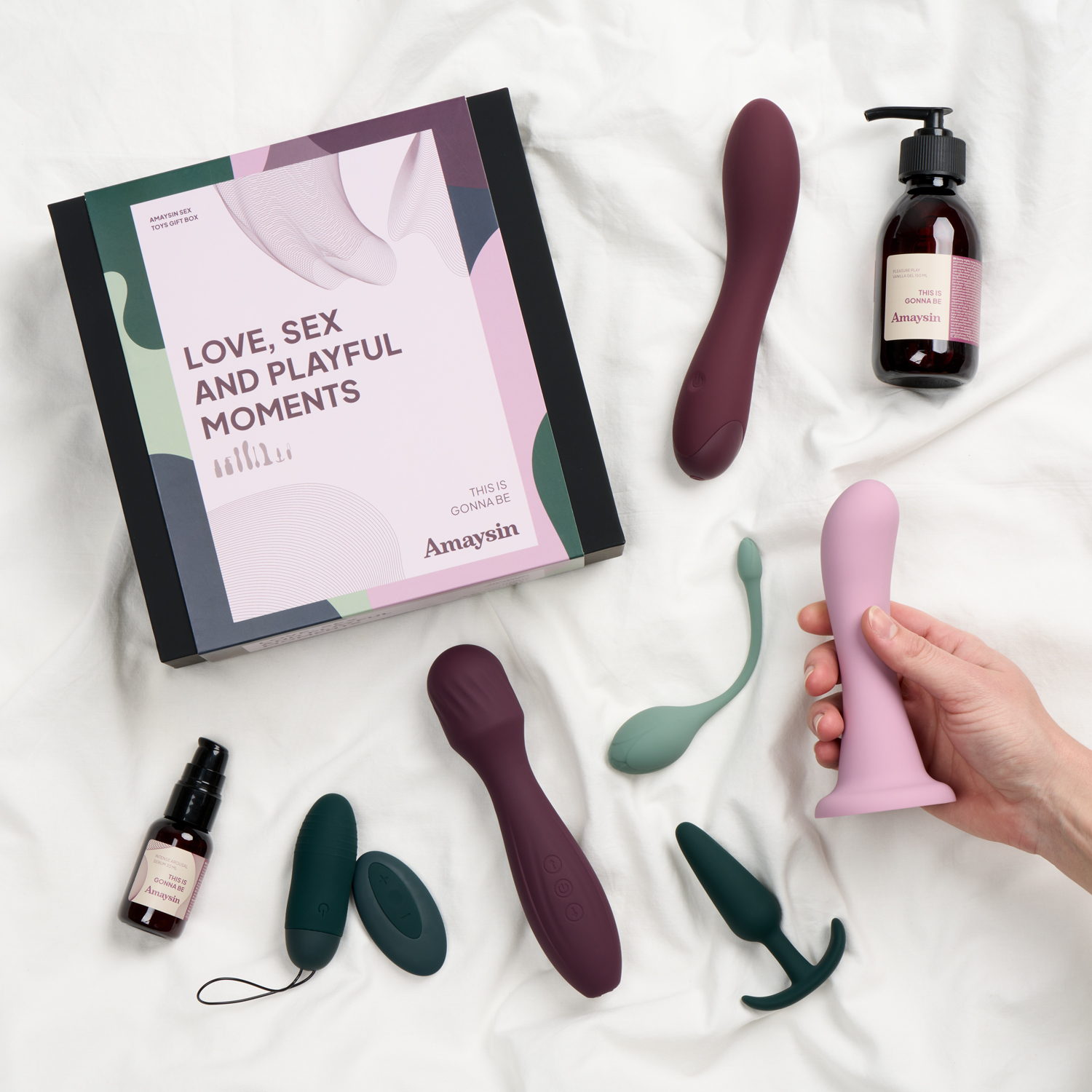 Amaysin Love Sex And Playful Moments Box - Rosa