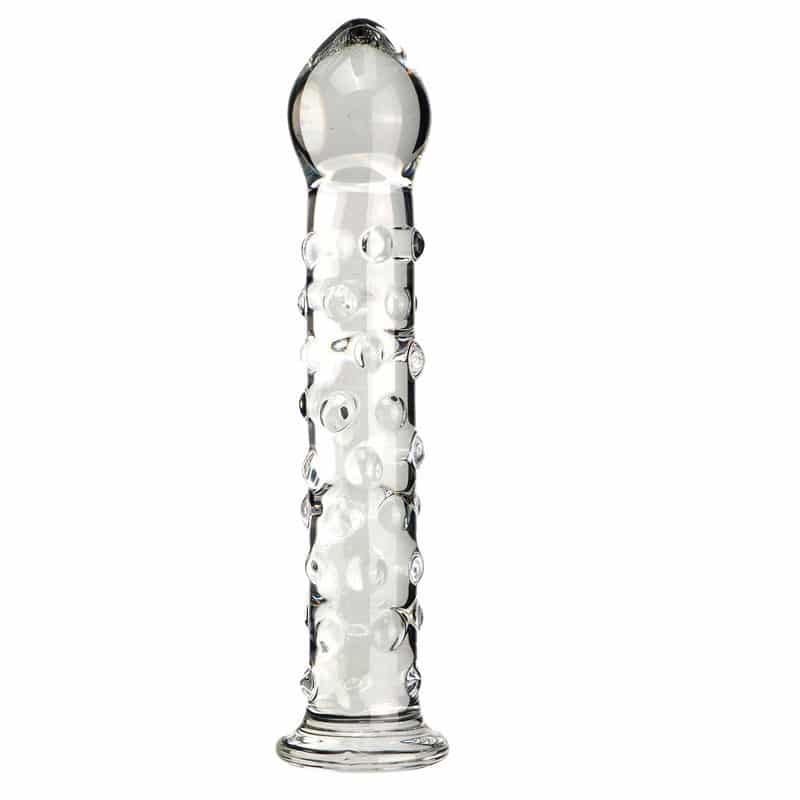 Celestials Nubby Glas Dildo - Fantastisk Tilbud!
